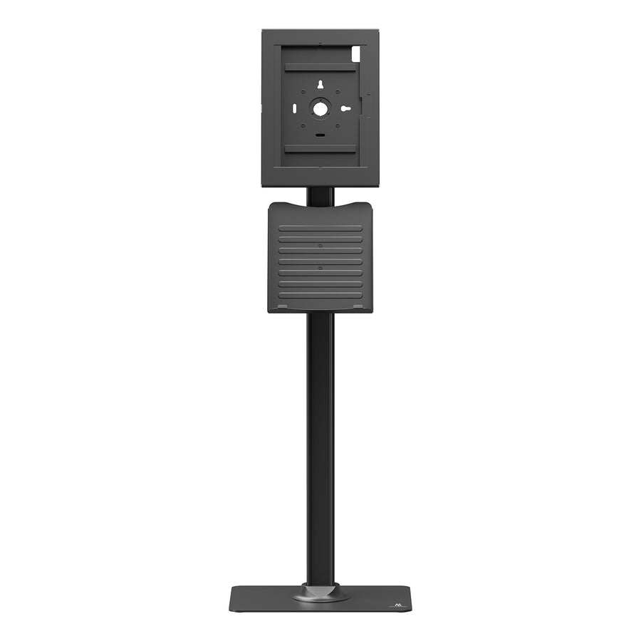 Soporte publicitario para tableta Maclean, con sistema de bloqueo. 12,4"-13", iPad Air/Pro, Samsung Tab S10+/S9+/S8+/S7+, 257 x 350 x 22 mm, MC-924 B
