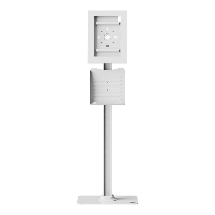 Soporte publicitario para tablet Maclean, con cierre de seguridad, 12,4"-13", iPad Air/Pro, Samsung Tab S10+/S9+/S8+/S7+, 257 x 350 x 22 mm, MC-924 W
