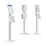 Soporte publicitario para tablet Maclean, con cierre de seguridad, 10,9"-11", iPad Air/Pro, Samsung Tab A y S Series, 220 x 323 x 22 mm, MC-960 W
