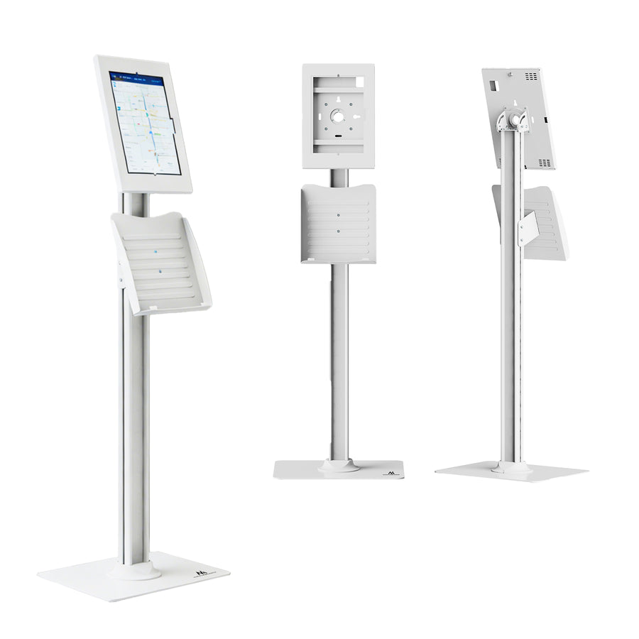 Soporte publicitario para tablet Maclean, con cierre de seguridad, 10,9"-11", iPad Air/Pro, Samsung Tab A y S Series, 220 x 323 x 22 mm, MC-960 W