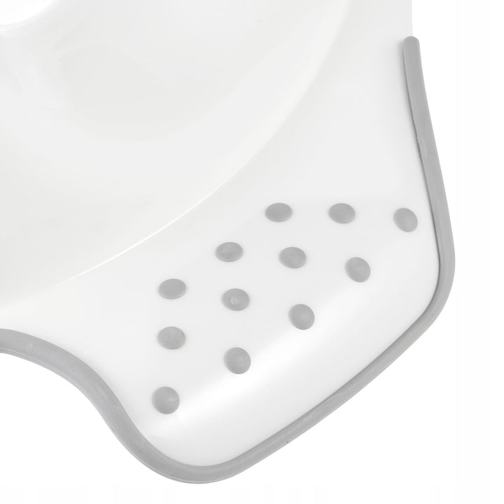 Plataforma antideslizante, de un solo escalón, máx. 80 kg + Cubierta para inodoro + Orinal Stitch
