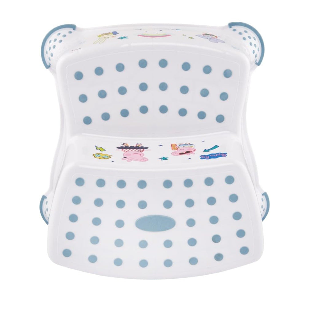 Plataforma antideslizante Keeeper, dos peldaños, máx. 120 kg, fácil de limpiar, Peppa Pig