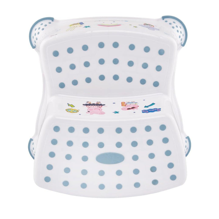 Plataforma antideslizante Keeeper, dos peldaños, máx. 120 kg, fácil de limpiar, Peppa Pig