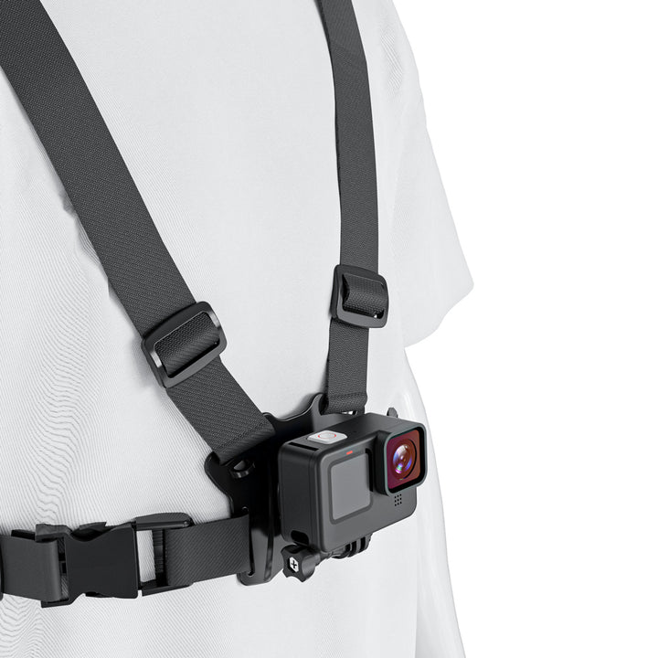 Mochila con señalizador LED, con mando a distancia, resistencia al agua: mando a distancia IPx5, mochila IPX2 + correas deportivas universales, para teléfono, cámara, cámaras GoPro y otros, soporte giratorio, MC-294