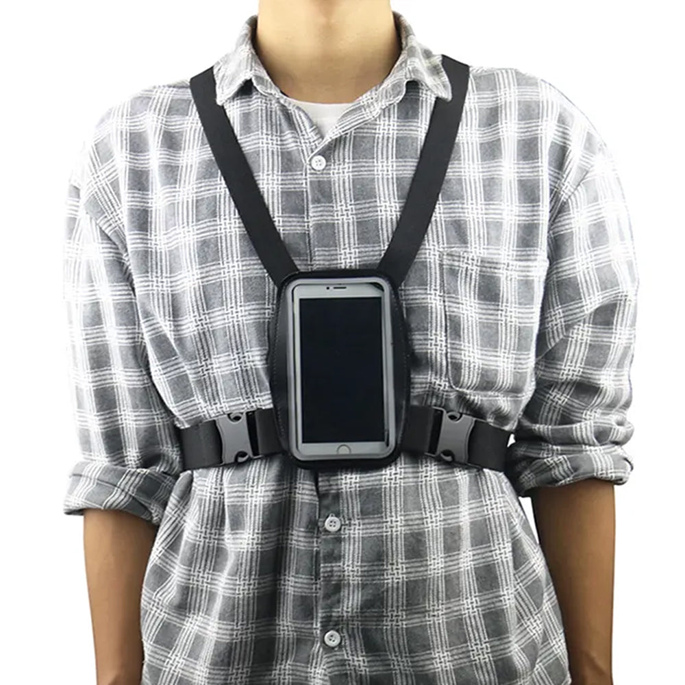Mochila con señalizador LED, con mando a distancia, resistencia al agua: mando a distancia IPx5, mochila IPX2 + correas deportivas para el teléfono Maclean, universales, MC-446