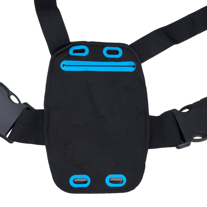 Mochila con señalizador LED, con mando a distancia, resistencia al agua: mando a distancia IPx5, mochila IPX2 + correas deportivas para el teléfono Maclean, universales, MC-446