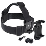 Mochila con señalizador LED, con mando a distancia, resistencia al agua: mando a distancia IPx5, mochila IPX2 + cinta deportiva para la cabeza para el teléfono MC-825