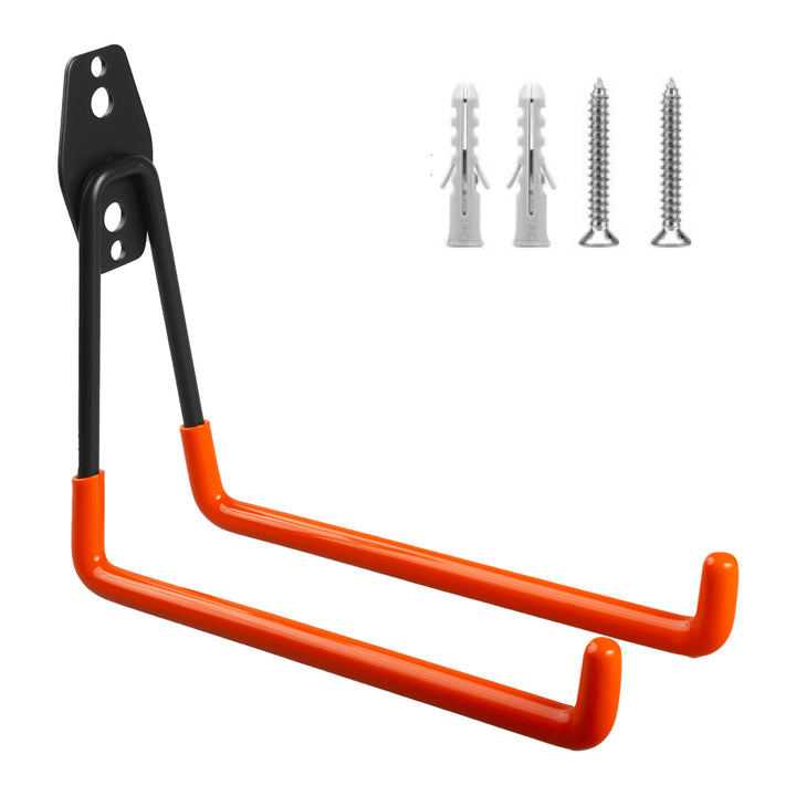 Soporte/colgador de pared Maclean, para neumáticos, herramientas de jardinería, escaleras, mangueras, bicicletas, carga máxima 25 kg, MC-444, 3 unidades
