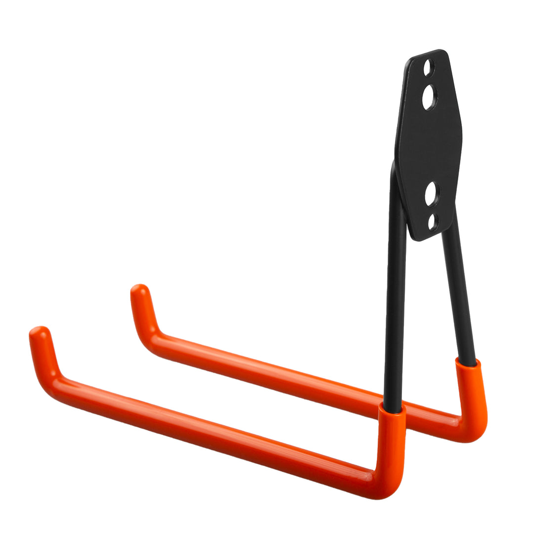 Soporte/colgador de pared Maclean, para neumáticos, herramientas de jardinería, escaleras, mangueras, bicicletas, carga máxima 25 kg, MC-444, 4 unidades