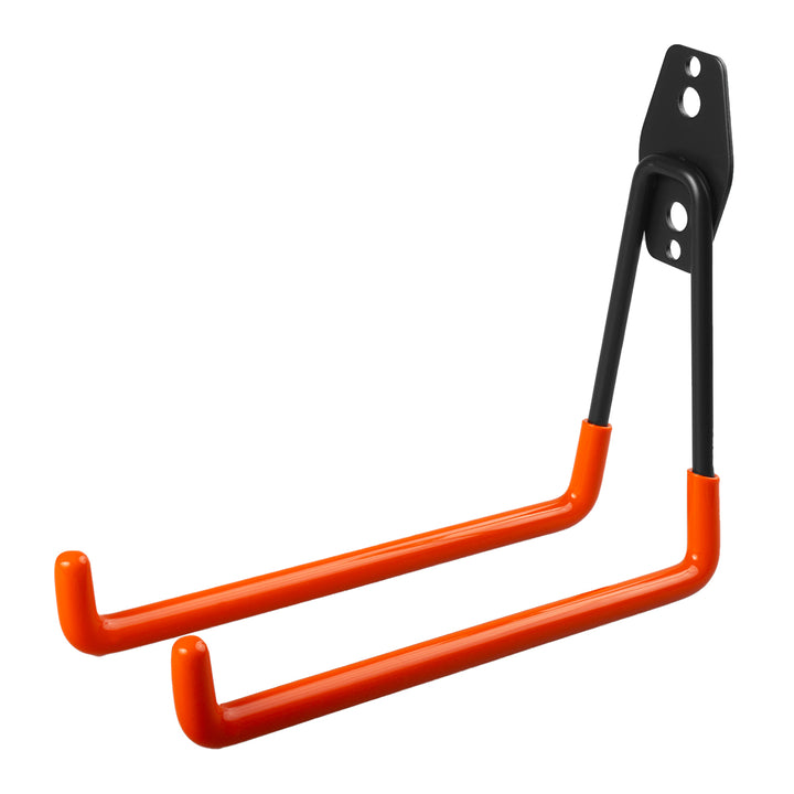Soporte/colgador de pared Maclean, para neumáticos, herramientas de jardinería, escaleras, mangueras, bicicletas, carga máxima 25 kg, MC-444, 4 unidades