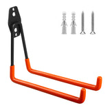 Soporte/colgador de pared Maclean, para neumáticos, herramientas de jardinería, escaleras, mangueras, bicicletas, carga máxima 25 kg, MC-444, 4 unidades