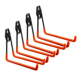 Soporte/colgador de pared Maclean, para neumáticos, herramientas de jardinería, escaleras, mangueras, bicicletas, carga máxima 25 kg, MC-444, 4 unidades