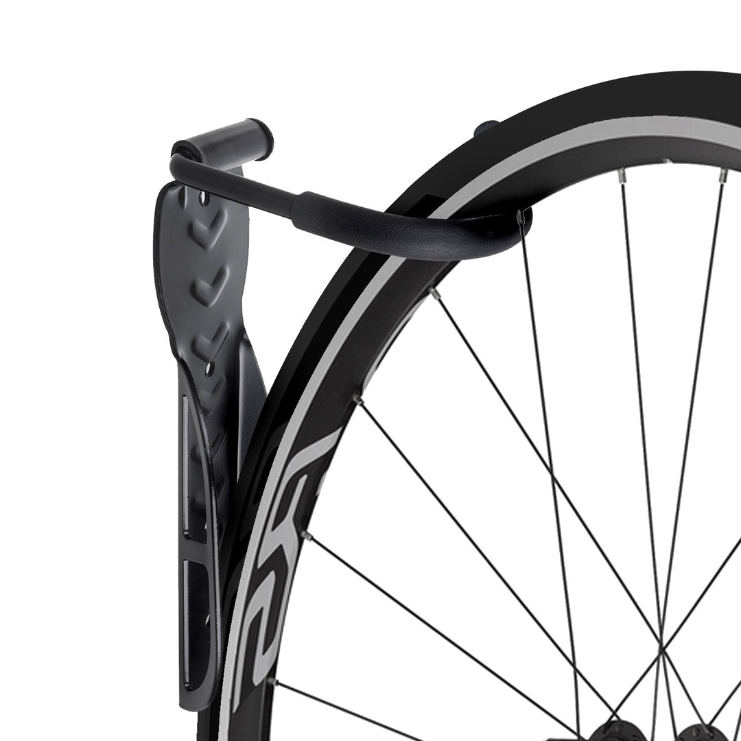 Soporte/colgador de bicicleta Maclean, vertical, acero, carga máxima 30 kg, MC-432, 4 unidades