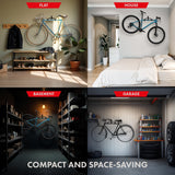 Soporte para bicicletas / colgador de pared Maclean, horizontal, acero, carga máxima 30 kg, MC-431, 3 unidades
