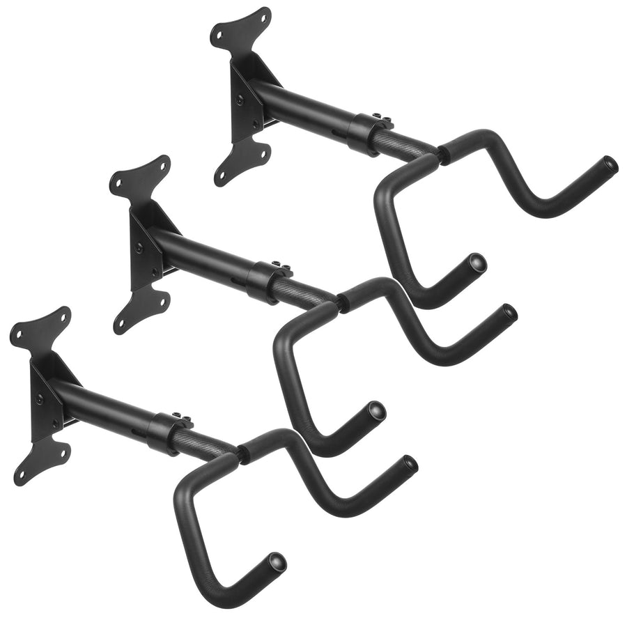 Soporte para bicicletas / colgador de pared Maclean, horizontal, acero, carga máxima 30 kg, MC-431, 3 unidades