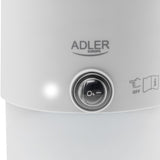 Hervidor eléctrico Adler, para viajes, doble pared, capacidad 0,8 l, potencia máx. 650 W, gris, AD 1388
