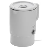 Hervidor eléctrico Adler, para viajes, doble pared, capacidad 0,8 l, potencia máx. 650 W, gris, AD 1388
