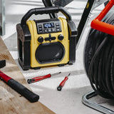 Radio para obras Adler, Bluetooth 5.1, IPX 54, potencia 10 W, AD 1911