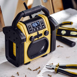 Radio para obras Adler, Bluetooth 5.1, IPX 54, potencia 10 W, AD 1911