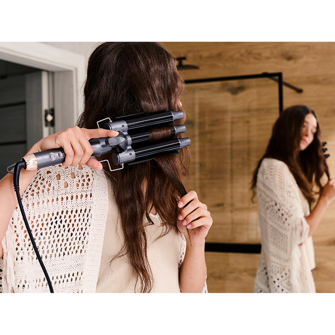 Rizador de pelo LAFE, diámetro del calentador 25 mm, potencia 105 W, Sleek & Shine Waver
