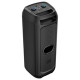 Altavoz Bluetooth grande, 120 W RMS/1400 W PMPO, dos altavoces de 8", ecualizador, función de karaoke, MP3/tarjetas microSD, USB, AUX, BT 5.3+EDR, pantalla, LED, batería integrada, mando a distancia, MT3185