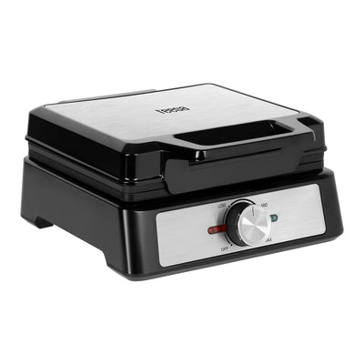 Gofrera Teesa, para 2 gofres, potencia 1600 W, regulación de potencia, TSA3237