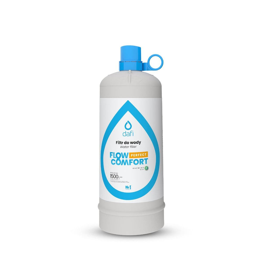 Sistema de filtrado Dafi Flow Comfort Perfect, con grifo para agua filtrada incluido, capacidad de filtrado de hasta 4,3 l/min, color cromo, F.FR.FIL.POD.Z.REG.BAT.1.DR