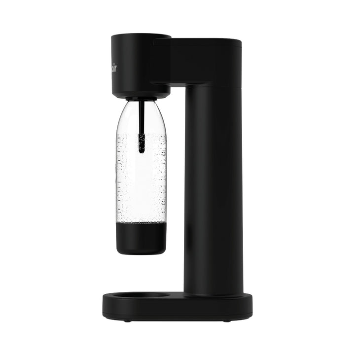 Sifón Dafi Push Air, color negro, incluye 2 botellas de 0,7 l y un cartucho de CO₂