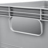 Contenedor de transporte Robert Keeeper, capacidad de 20 l, color gris, apto para uso alimentario, ligero y resistente, con una capacidad de carga de hasta 30 kg