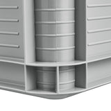 Contenedor de transporte Robert Keeeper, capacidad de 20 l, color gris, apto para uso alimentario, ligero y resistente, con una capacidad de carga de hasta 30 kg