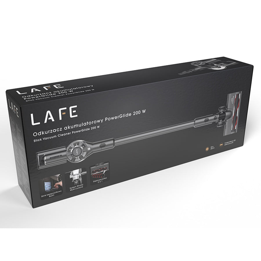 Aspiradora inalámbrica LAFE, motor sin escobillas BLDC, batería de 2200 mAh, PowerGlide 200 W