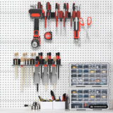 Organizador de pared / estante para herramientas Maclean, negro, dimensiones 40 x 14,5 x 4,6 cm, máx. 30 kg, MC-141