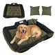 Cama para mascotas GreenBlue, verde, rectangular, dimensiones exteriores: 115 x 95 cm, interiores: 100 x 80 cm GB240 GN