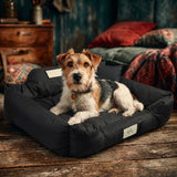 Cama para mascotas GreenBlue, negra, rectangular, dimensiones exteriores: 75 x 65 cm, interiores: 60 x 50 cm GB241 BL