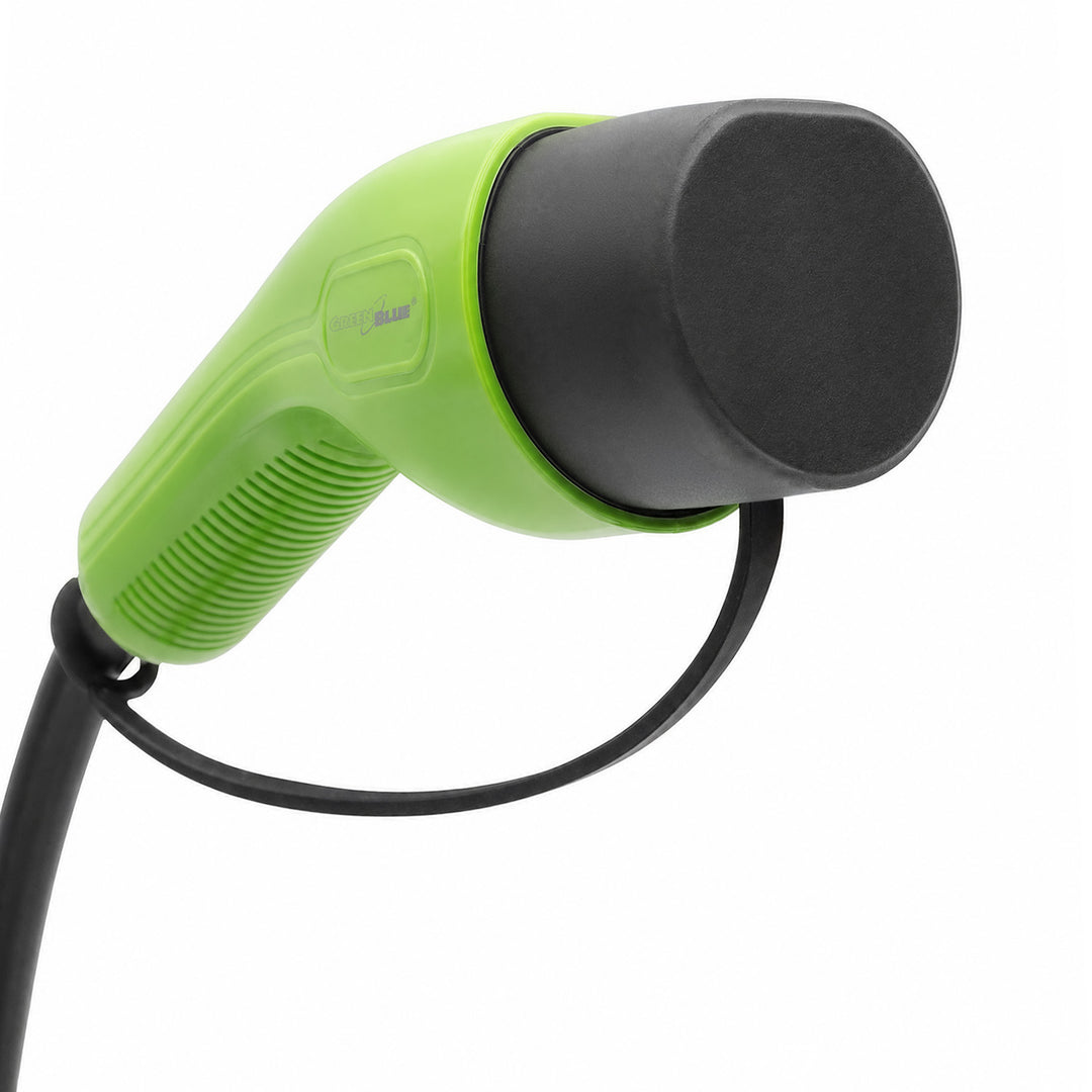 Cargador para vehículos eléctricos (EV) y híbridos enchufados (PHEV) GreenBlue, portátil, tipo 2, longitud del cable: 6,8 m, IP65, 11 kW, 220-380 V CA, 50/60 Hz, 16 A, trifásico, GB1100