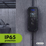Cargador para vehículos eléctricos (EV) y híbridos enchufados (PHEV) GreenBlue, portátil, tipo 2, longitud del cable: 6,8 m, IP65, 11 kW, 220-380 V CA, 50/60 Hz, 16 A, trifásico, GB1100