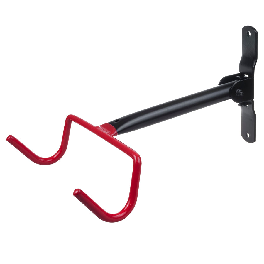 Soporte o colgador de pared para bicicletas Maclean, horizontal, acero, carga máxima de 30 kg, MC-430, 4 unidades
