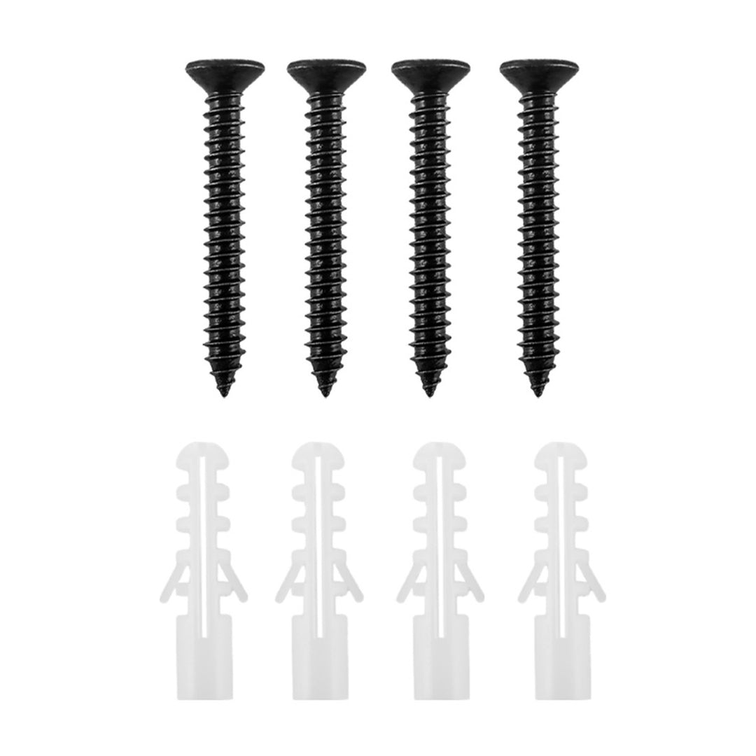 Juego de 4 soportes de pared Maclean, para neumáticos, ruedas, escaleras y bicicletas, de acero, carga máxima de 22 kg por soporte, MC-488