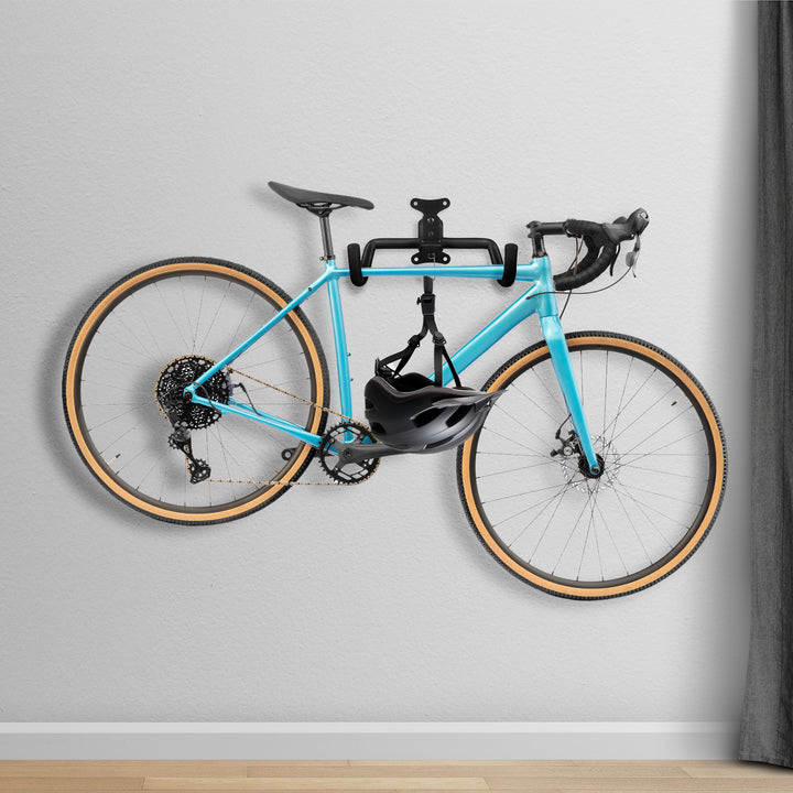 Soporte de pared para bicicletas Maclean, horizontal, acero, carga máxima de 30 kg, MC-484, 4 unidades
