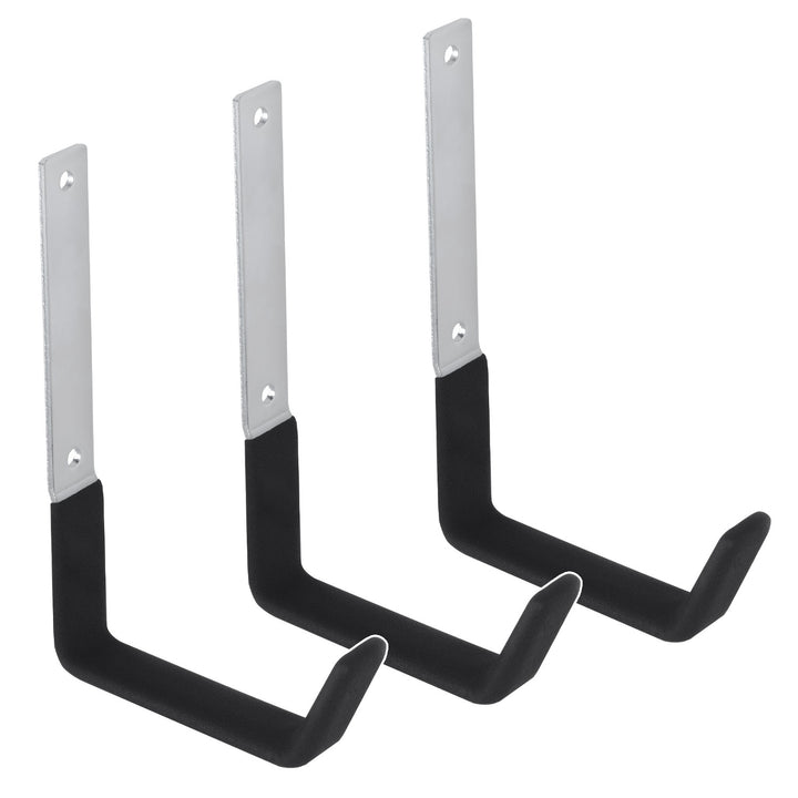 Soporte de pared Maclean, para neumáticos, ruedas, escaleras, bicicletas, de acero, carga máxima de 10 kg, MC-480, 3 unidades