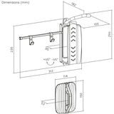 Soporte / colgador de bicicleta de pared Maclean, 35 kg máx., MC-499, 4 unidades
