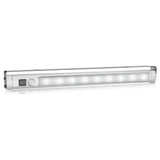 2 lámparas LED de cocina Maclean, para debajo de los armarios, 9 SMD, a pilas, con sensor PIR de encendido/apagado, MCE166 + 6 pilas R-06 R06 AA LR06 de 1,5 V VARTA Longlife Power