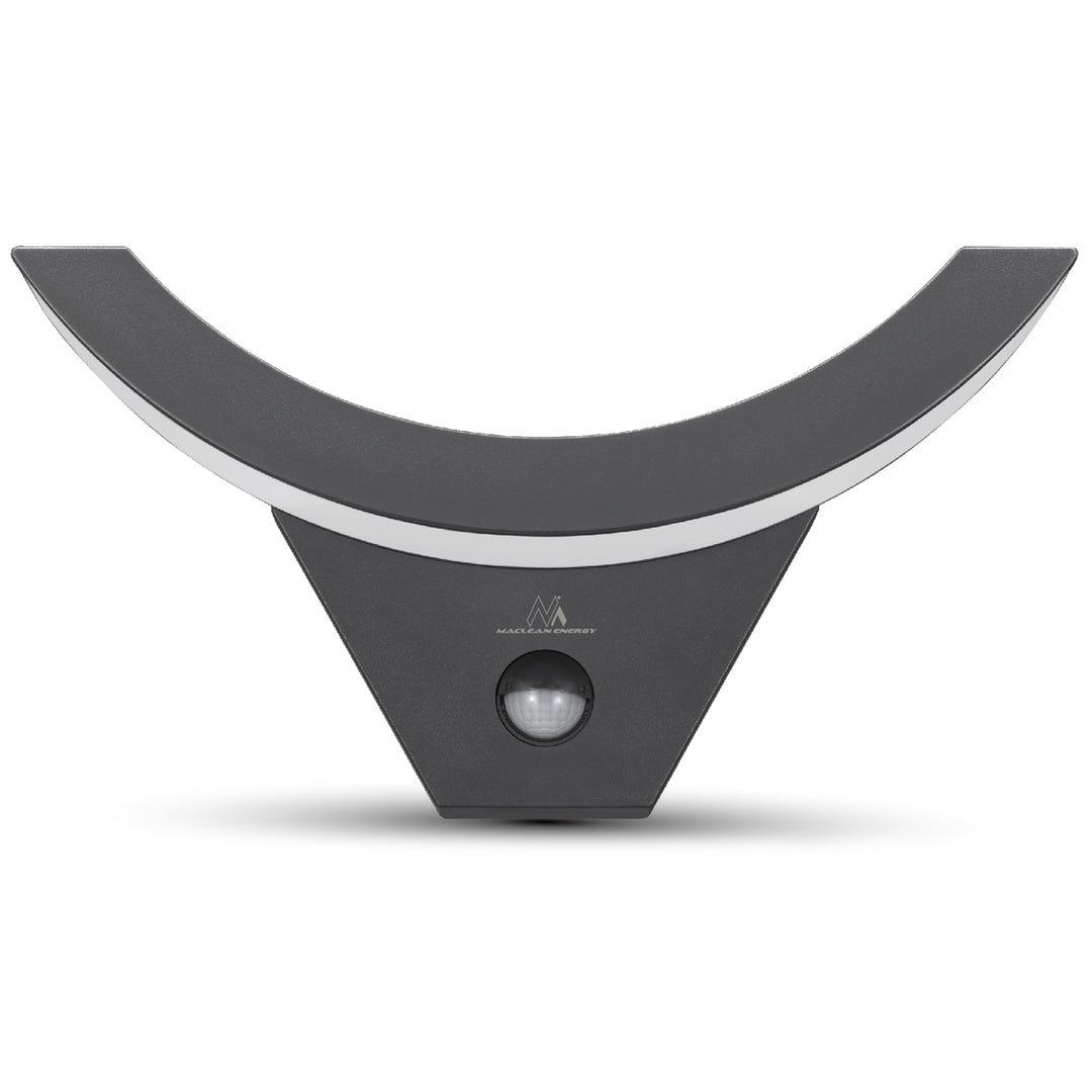 Lámpara LED con sensor de movimiento Maclean, sensor de movimiento por infrarrojos, color gris, 10 W, IP54, 800 lm, MCE290 GR, 4 unidades