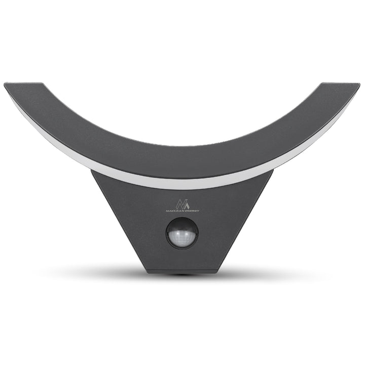 Lámpara LED con sensor de movimiento Maclean, sensor de movimiento por infrarrojos, color gris, 10 W, IP54, 800 lm, MCE290 GR, 4 unidades