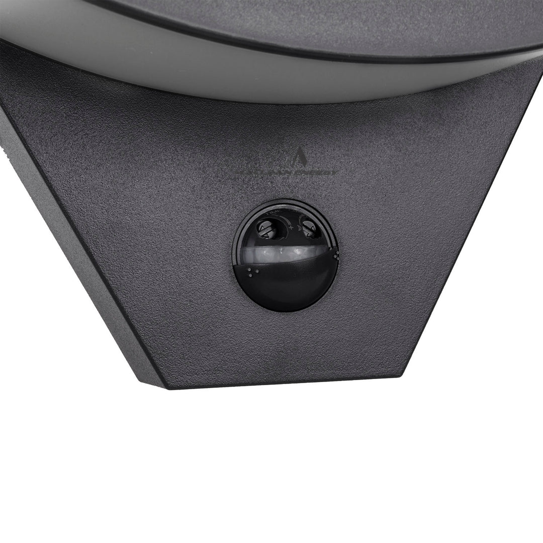 Lámpara LED con sensor de movimiento Maclean, sensor de movimiento por infrarrojos, color negro, 10 W, IP54, 800 lm, MCE290 B, 4 unidades