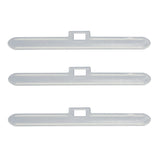 Soporte superior para lamas de 127 mm de persianas verticales, 100 unidades
