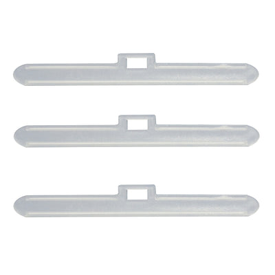 Soporte superior para lamas de 127 mm de persianas verticales, 100 unidades
