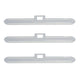 Soporte superior para lamas de 127 mm de persianas verticales, 100 unidades