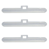 Soporte superior para lamas de 89 mm de persianas verticales, 100 unidades