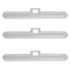 Soporte superior para lamas de 89 mm de persianas verticales, 100 unidades